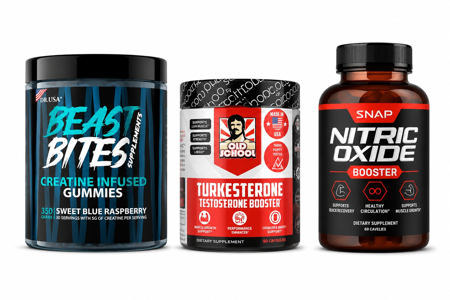 COMBO ALFA - BEAST + TURKESTERONE + NITRIC